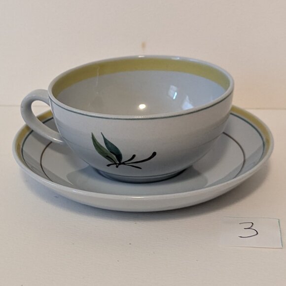 Vintage Handpainted Arabia Finland Windflower Teacup and Saucer - Picture 2 of 7